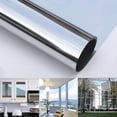 thumbnail image 1 of Mirror Film Self-adhesive Reflective Privacy Screen Window Film Solar Film For Heat Insulation Uv Protection And Privacy Screen Silver (40*200cm), 1 of 5