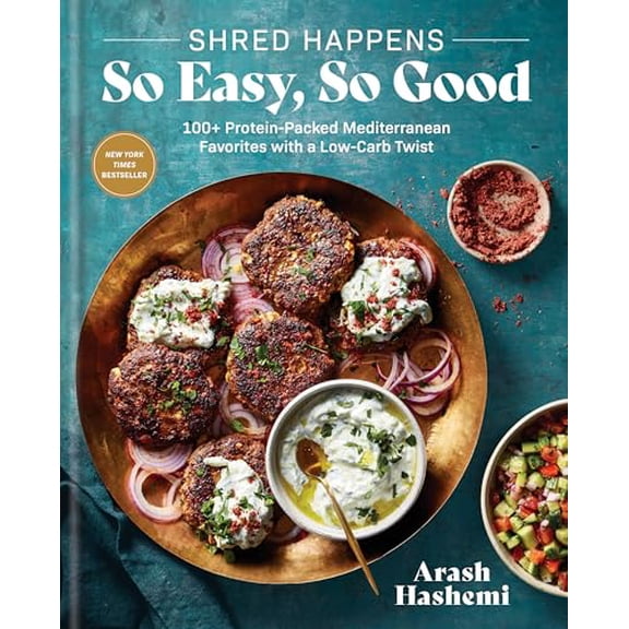 Pre-Owned Shred Happens: So Easy, So Good: 100  Protein-Packed Mediterranean Favorites with a Low-Carb Twist; A Cookbook Paperback