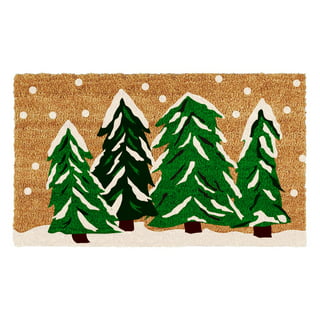 Clearance! EQWLJWE Non-Slip Christmas Rugs Christmas Mats 47 x 31 Inches,  Merry Christmas Decorative Holiday Rugs, Winter Welcome Door Mats for