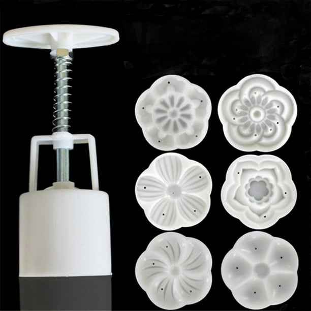 Flower Round Pastry Moon Cake Mold Mould Cookies Mooncake