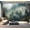 Color1, variant on Peel and Stick Wallpaper Waterproof cold fog valley spruce forest sunset Wall Mural Decor Self Adhesive and Removable 100in x 144in