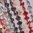 thumbnail image 3 of U8MO 10pcs 12mm Four Leaf Clover Faceted Flower Crystal Glass Loose Beads Jewelry DIY-12# Grayish Blue, 3 of 9