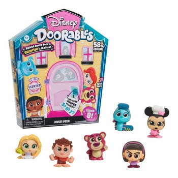 Disney Doorables Multi Peek, Series 8 Featuring Special Edition Scented Figures, Styles May Vary, Officially Licensed Kids Toys for Ages 5 Up, Gifts and Presents