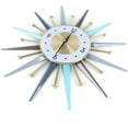thumbnail image 5 of Miumaeov 23" Vintage Wall Clock Retro Metal Silent Clock Nordic Style Home Decoration, 5 of 9