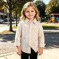thumbnail image 6 of Taqqpue Toddler Boys Long Sleeve Button Down Shirts Plaid Casual Plus Size Blouse Tops,Loose Fit Fall Winter OverSize Jacket Shirts for Boys 1-5 Years, 6 of 10