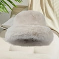 thumbnail image 5 of Milageto Winter Bucket Hat Cute Cossack Hat Russian Hat for Motorcycle Hiking Cycling Beige, 5 of 6