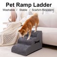thumbnail image 4 of Stairs,4-tiers Stairs Ladders Ramp Bed Ramp Bed And Non-slip Ladders Ramp Bed And Couch And Couch Zipper Stairs And Zipper - And Stairs - Non-slip, 4 of 6