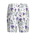 thumbnail image 4 of Picia Lavender Bicycle Pajama Shorts for Men, Men's Pajama Bottoms, Sleepwear,Short Pajama Pants-4X-Large, 4 of 9