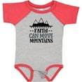 thumbnail image 3 of Inktastic Faith Can Move Mountains Girls Baby Bodysuit, 3 of 5