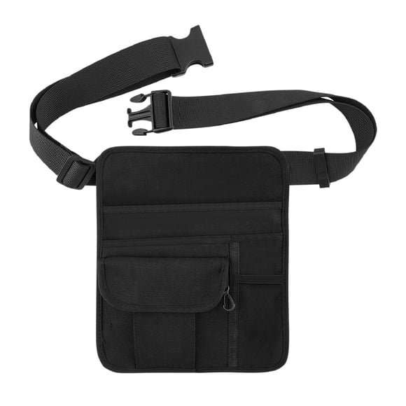 Qarigey Durable Restaurant Waiter Waist Money Pouch Pockets 5 Adjustable Belt with Monitores de salud