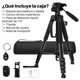 thumbnail image 2 of Trípode para Cámara Kisfam 190 cm Negro con Control Inalámbrico y Rotación 360°, 2 of 7