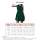 thumbnail image 5 of Vestido sin mangas con volantes, dobladillo con volantes, vestido corto de gasa, suelto, ajustable, transpirable para actividades al aire libre Verde M LHCER 1, 5 of 5