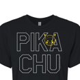 thumbnail image 3 of Pokémon - Pika Blocks - Juniors Cropped Cotton Blend T-Shirt, 3 of 5