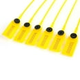 thumbnail image 3 of LYUMO 100 Uds. Etiquetas de Sello de Seguridad para Corbatas de Equipaje de 40cm, Amarillo, 3 of 8