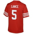 thumbnail image 3 of Youth Nike Trey Lance Scarlet San Francisco 49ers Game Jersey, 3 of 3