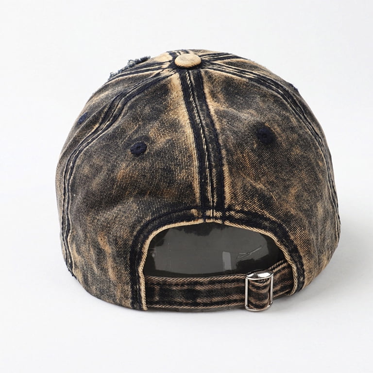 Vintage Washed Distressed Cotton Dad Hat Adjustable Low  display picture 2