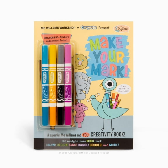 Mo Willems Workshop and Crayola Present: Make Your Mark!: A Superfun Mo Willems and YOU Creativity Book! (Paperback)