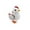 White, variant on SPOORYYO Power Operated Lint Chicken Toy - Interactive Electronic Pet with Hooting and Limb Movement for Kids, Parent-Child Play