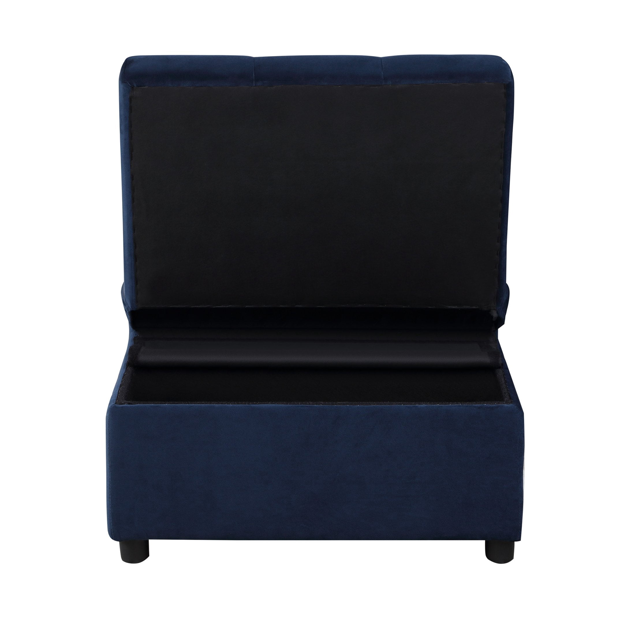 OakvillePark Kotey 4-in-1 Convertible Futon Chair, Blue