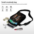 thumbnail image 7 of HELLHERO Horse Unisex Crossbody Bag Polyester Double Zipper Women Crossbody Bag for Outdoor Daily Use, 7 of 7