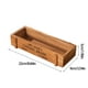 thumbnail image 2 of Caja de maceta de madera, Maceta para plantas suculentas, Organizador, Vintage Floral, Naranja, 2 of 7