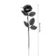 thumbnail image 2 of Rosa falsa ANGGREK flor lentejuelas negra decoración de Halloween Multicolor, 2 of 7
