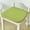 Green, variant on Nvzi 4pcs Cushion Garden Terrace Home Kitchen Office Thick Comfortable Cushion 17.32*15.74*0.78inch (Black)