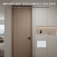 thumbnail image 1 of Raindrops Hanging File Organizer Plastic Wall File Holders Transparent 1Set, 1 of 6