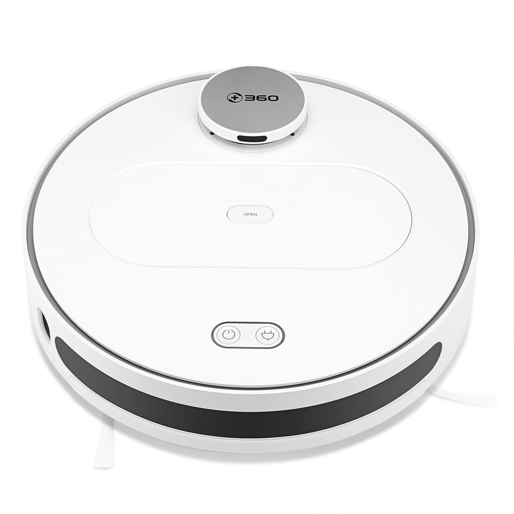 360 S6 Robot Vacuum Cleaner, 1800Pa Suction Mopping Sweeping Mode, APP