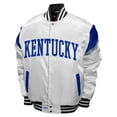 thumbnail image 2 of Men's Franchise Club White Kentucky Wildcats Power Satin Full-Snap Jacket, 2 of 3