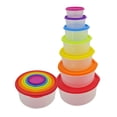 thumbnail image 1 of Contenedores Para Alimentos Ideen De Plástico Redondos Juego De 7 Piezas 170 a 4600 ml, 1 of 4
