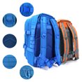 thumbnail image 5 of Osage River Gear Fishing Tackle Backpack with Fishing Rod Holder, Large Fishing Tackle Bag for Tackle Trays, Tackle Box Backpack for Bass Fishing Camping Traveling Hunting, Electric Eel Blue, 5 of 7
