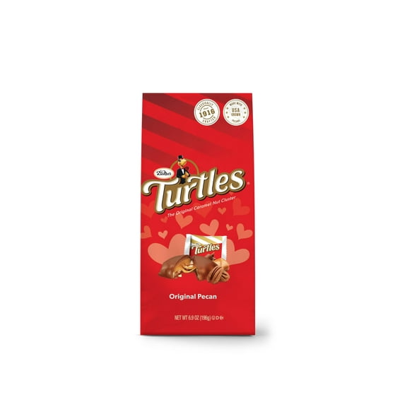 DeMet's Turtles, Original Milk Chocolate Pecan Valentine's Bag, 6.9 oz