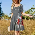 thumbnail image 4 of Vestido sin mangas Triciclo con diente de león Vestido mujer vestidos para mujer vestidos elegantes para mujer Vestido, 4 of 7