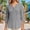 Grey, variant on Graphic Tees for Women'summer Women’s T Shirt with V Neck and 3/4 Sleeves for Everyday Comfort and Casual Style Green XL