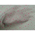 thumbnail image 4 of oneOone Tissu Popeline de Coton Imprimé Floral Bleu & Pêche BTY 42 Pouces de Large, 4 of 4