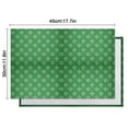 thumbnail image 6 of Green Christmas Snowflake Pattern Summer Placemats Table Placemats Set Of 4-Linen Kitchen Washable Placemats Table Mats 11.8"x17.7" Non-Slip Heat Resistant, 6 of 6