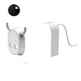thumbnail image 3 of Billuyoard Luz de noche de pantorrilla, lámpara LED de escritorio con Control remoto, lámpara táctil recargable, luz de noche de brillo ajustable con 3 Iluminación y accesorios Blanco Billuyoard HA026992-02, 3 of 6