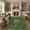 Green, variant on ATHOPE 2x3 Small Area Rug, Vintage Medallion Non-Slip Soft Low Pile Washable Rug Large Distressed Rug Indoor Retro Carpet for Entryway Kitchen Bathroom, Black