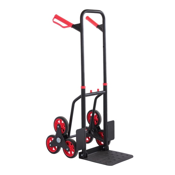 Folding Stair Climbing Hand Truck Load Capacity: 440lbs Flat 300lbs Climbing