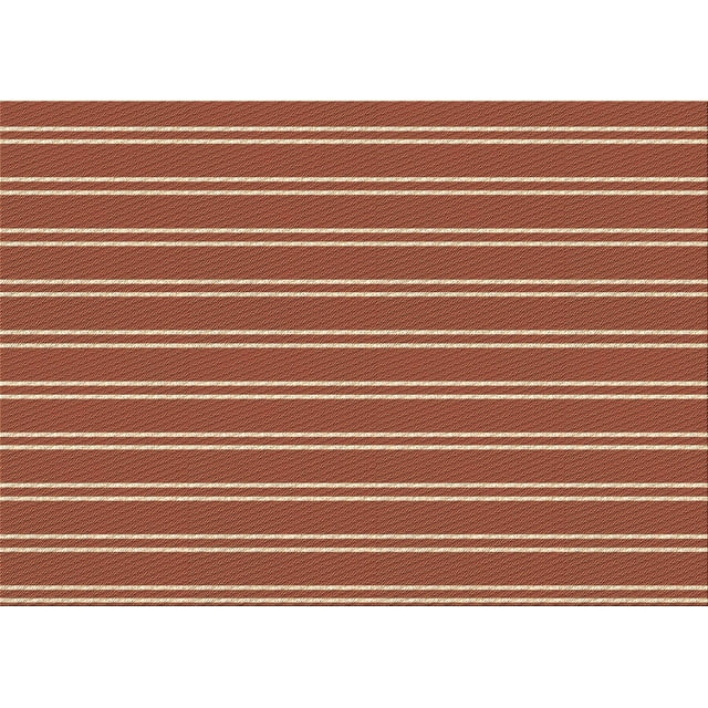 Ahgly Company Tapis d'Intérieur Lavables en Machine, Rectangle Rouge de Transition, 3' x 5'