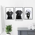 thumbnail image 4 of Hieng Funny Animal Bathroom Canvas Wall Hieng, Black White Bathroom Poster, Cute Having Bath and Brushing Teeth Otter Picture Print, Fun Otter Read Newspaper on Toilet Painting, 4 of 6