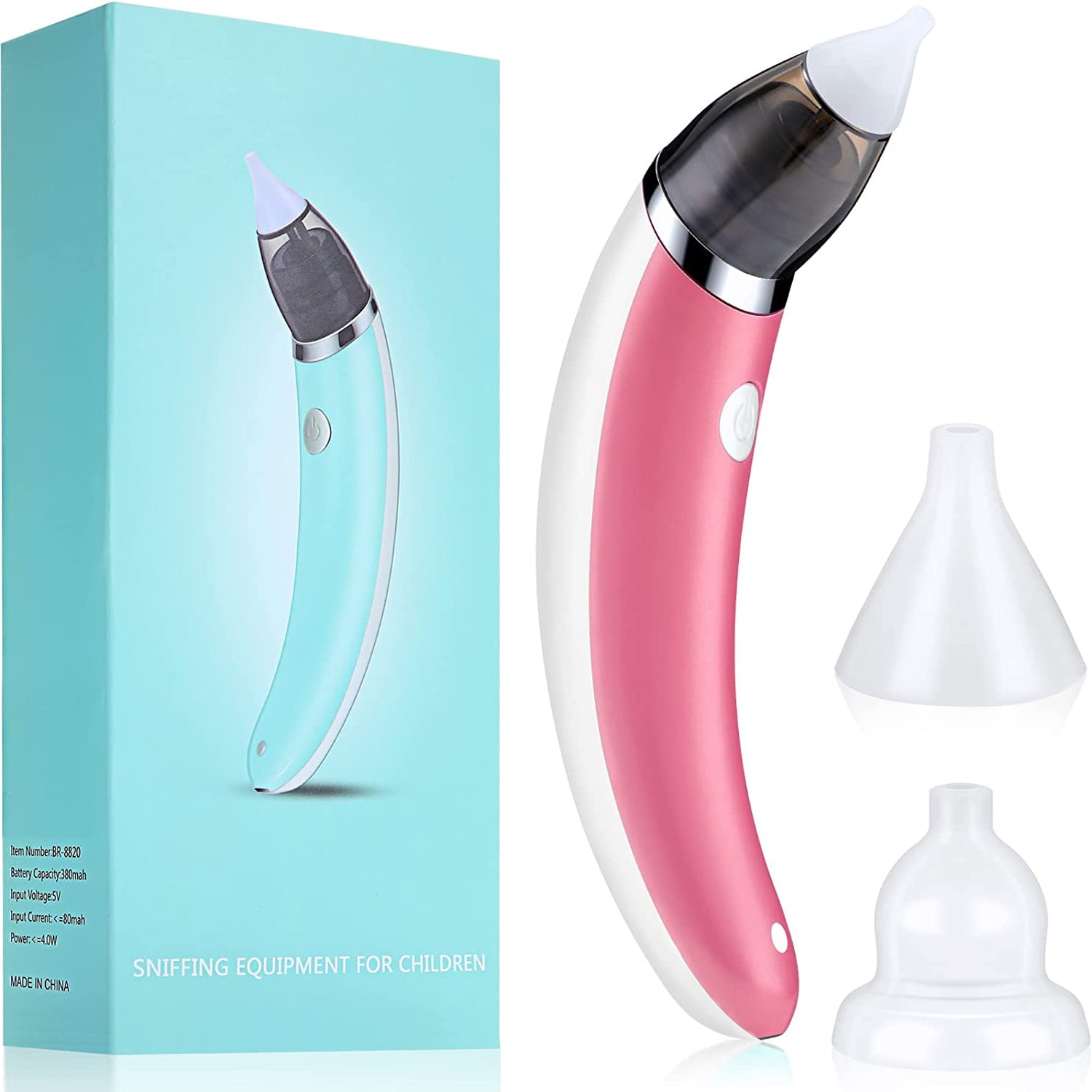 Cfowner Baby Nasal Aspirator, Electric Nose Sucker for Newborns and Toddlers, USB Charging, 5