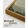 thumbnail image 5 of Drsoum Vintage Landscape 16x24in Brown Framed Canvas Wall Art Retro Rustic Village Prints Modern Decor, 5 of 6