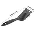 thumbnail image 3 of Barbecue Grill Brush Metal Cleaning Tool | Heavy Duty Steel Bristles for Outdoor BBQ | Grease & Dirt Remover | Ergonomic Handle with Hanging Hole | Home Grill Accessories | 1 Pack, 3 of 9