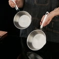thumbnail image 3 of NANMELX Space Saving Small Stainless Steel Skillets For Butter Melting Miniature Saucepan with Spout Ergonomic Handle Cookware, 3 of 16