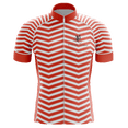thumbnail image 1 of Thanksgiving Red Wave Men's Cycling Jersey - L, 1 of 3