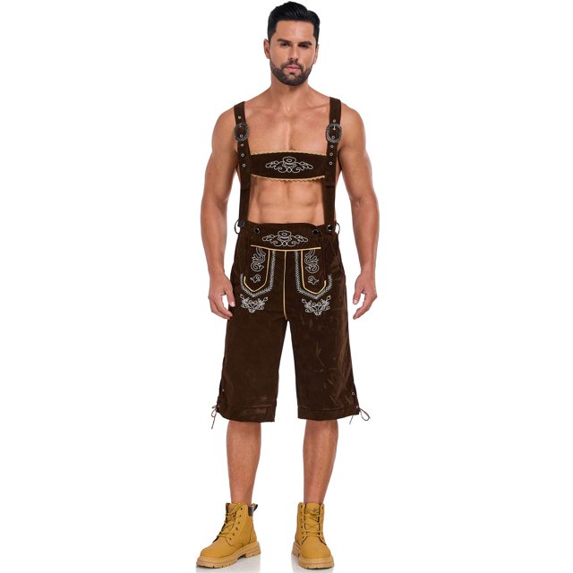 Huanglei Men's Costume Serving As Festival Outfit With Traditional Design For Outdoor Celebrations And Events With Decorative Patterns