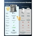 thumbnail image 3 of KOVIET Water Filter, 8-Stage Nano Reverse Osmosis Multi Filter Countertop Filtration System, Gray, 3 of 7