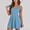 Blue, variant on RKSTN Tennis Dresses for Women Built in Shorts Crew Neck Waist Cinched Athletic Dress for Women Summer Golf Active Workout Dress (Blue ,XXL)